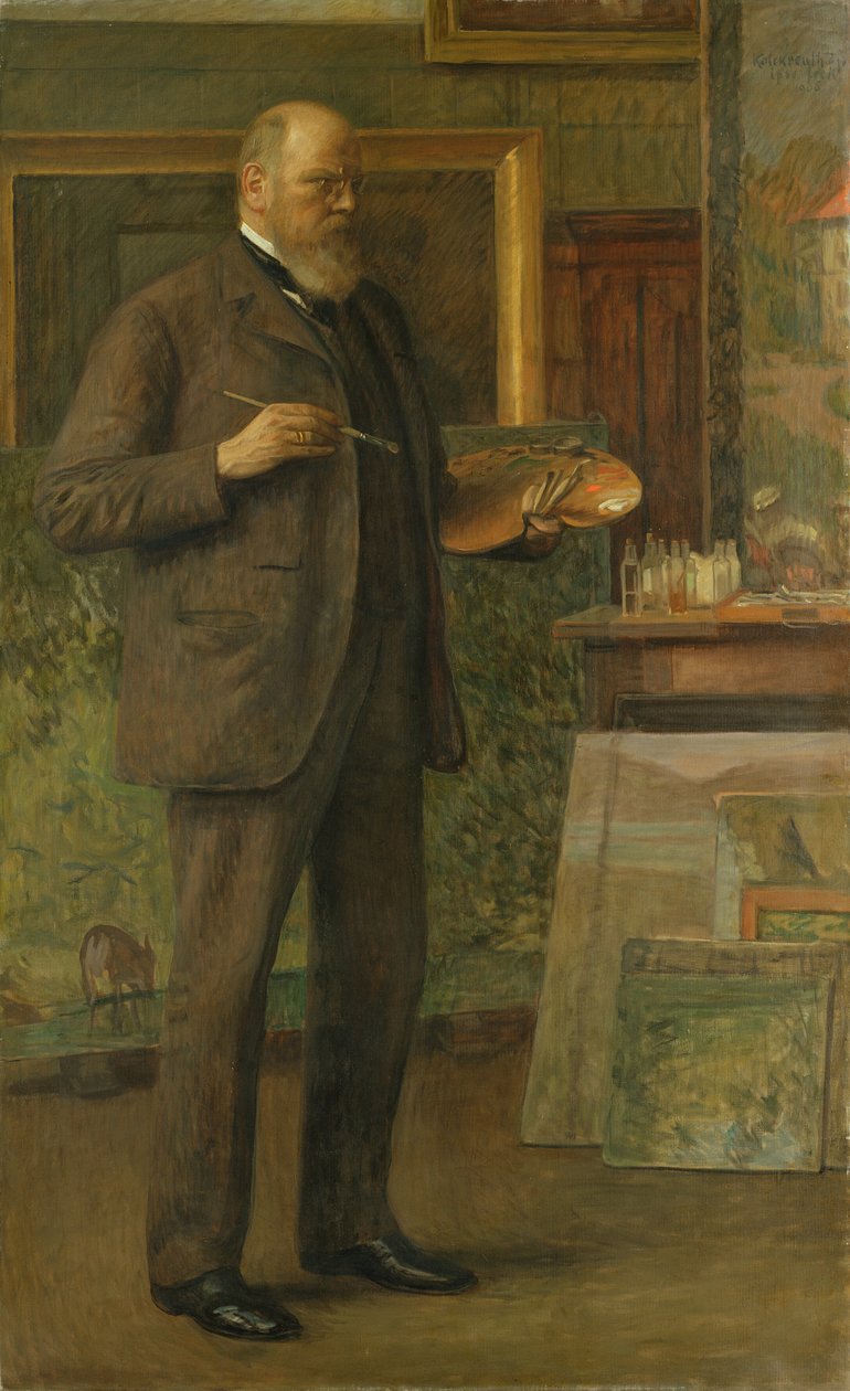Otoportre, 1906 by Leopold Karl Walter von Kalckreuth