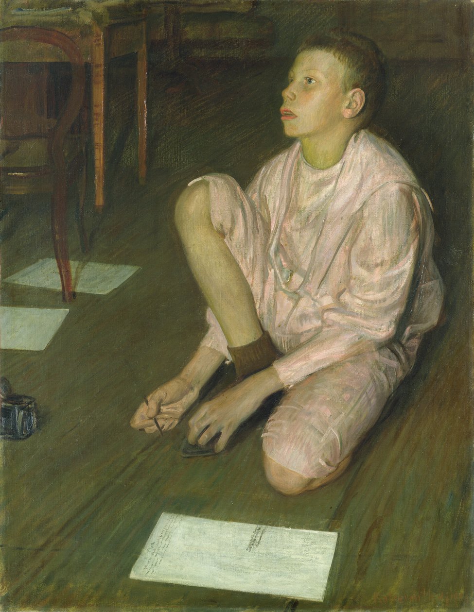 Sanatçının Oğlu Kurt, 1900 by Leopold Karl Walter von Kalckreuth