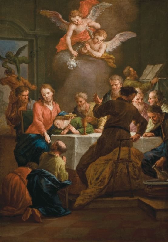 Jezus obhaja apostola PetranAlmanca: İsa, havari Petrus