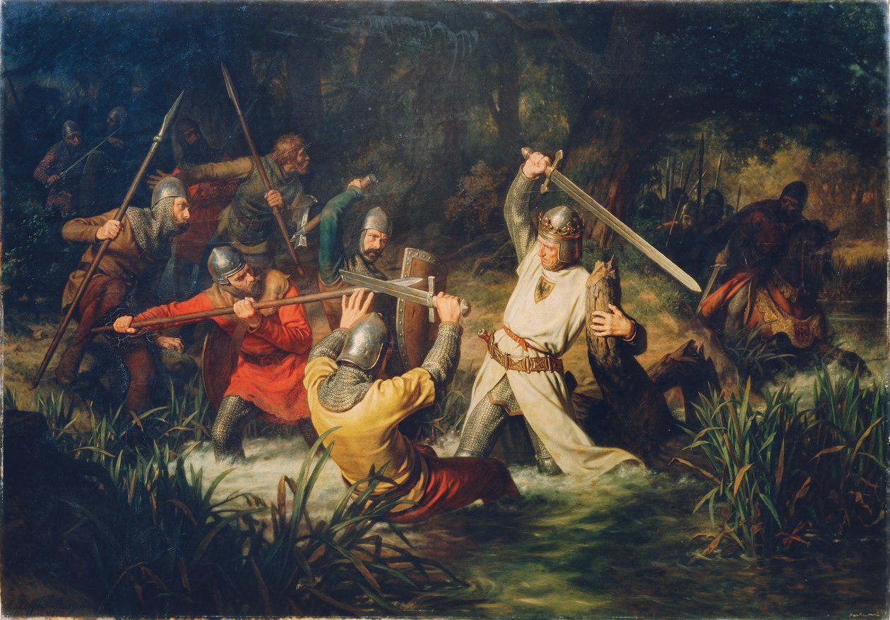 Habsburglu Rudolf ölümcül tehlikede, 1872. by Leopold Edler von Löffler Radymno