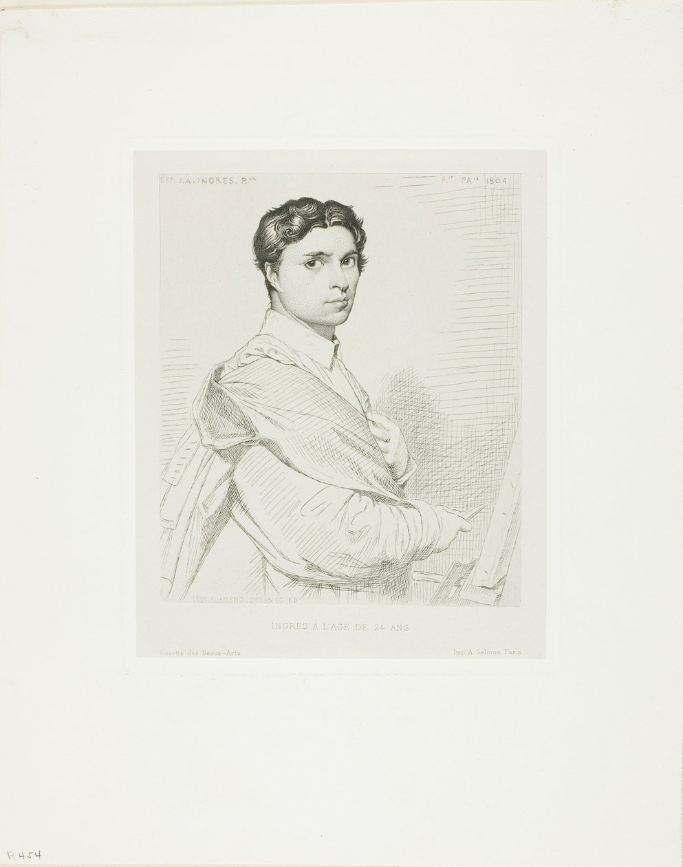 Yirmidört Yaşında Ingres by Leopold Flameng