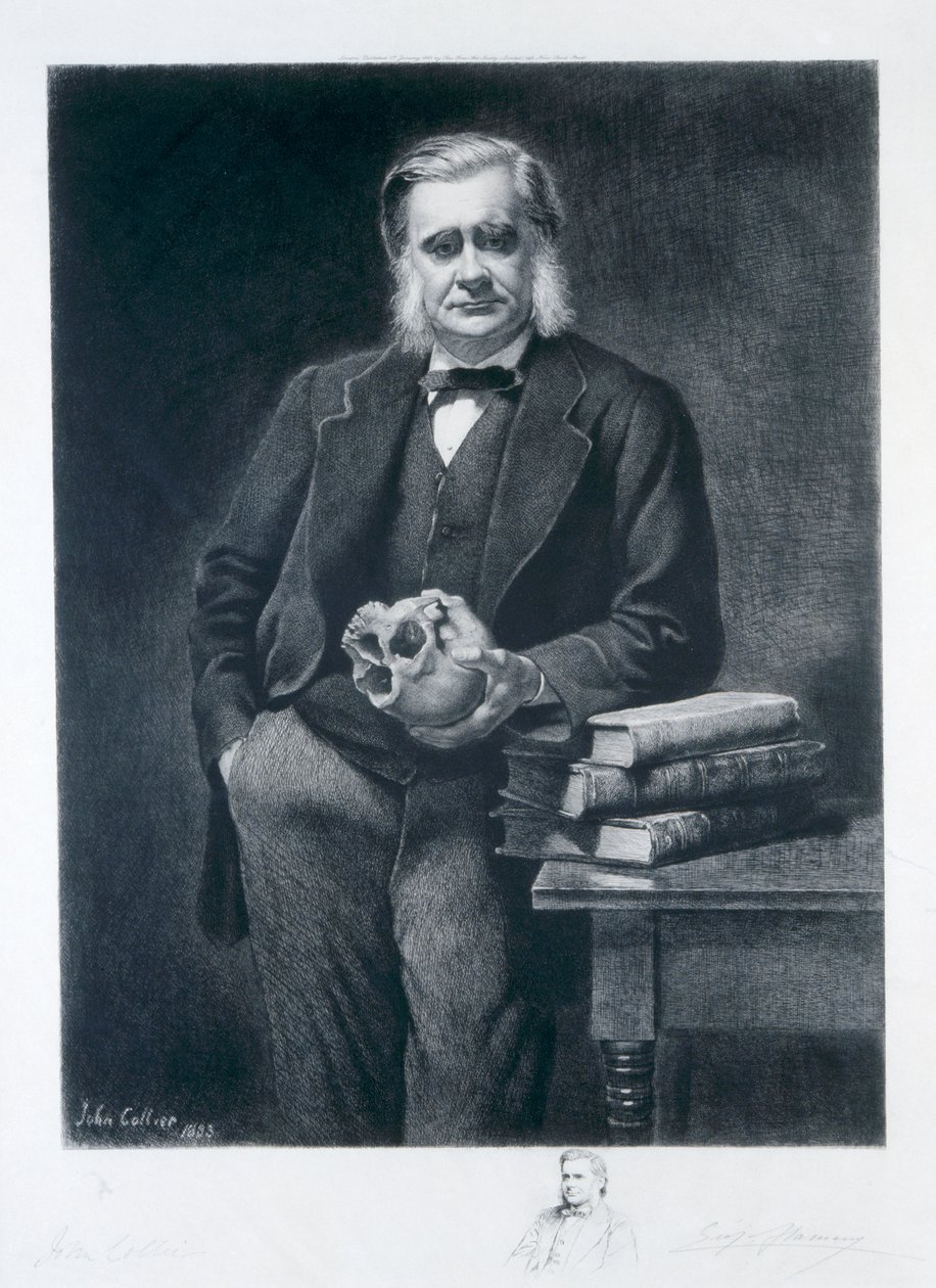 Thomas Henry Huxley, 1893 by Leopold Flameng
