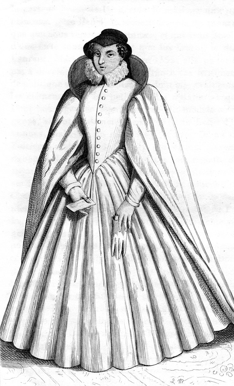 Caterina de Medici, Fransız vintage kıyafetleri XVI. yüzyıl Henri krallığı II, Fransa Kralı by Leopold Massard