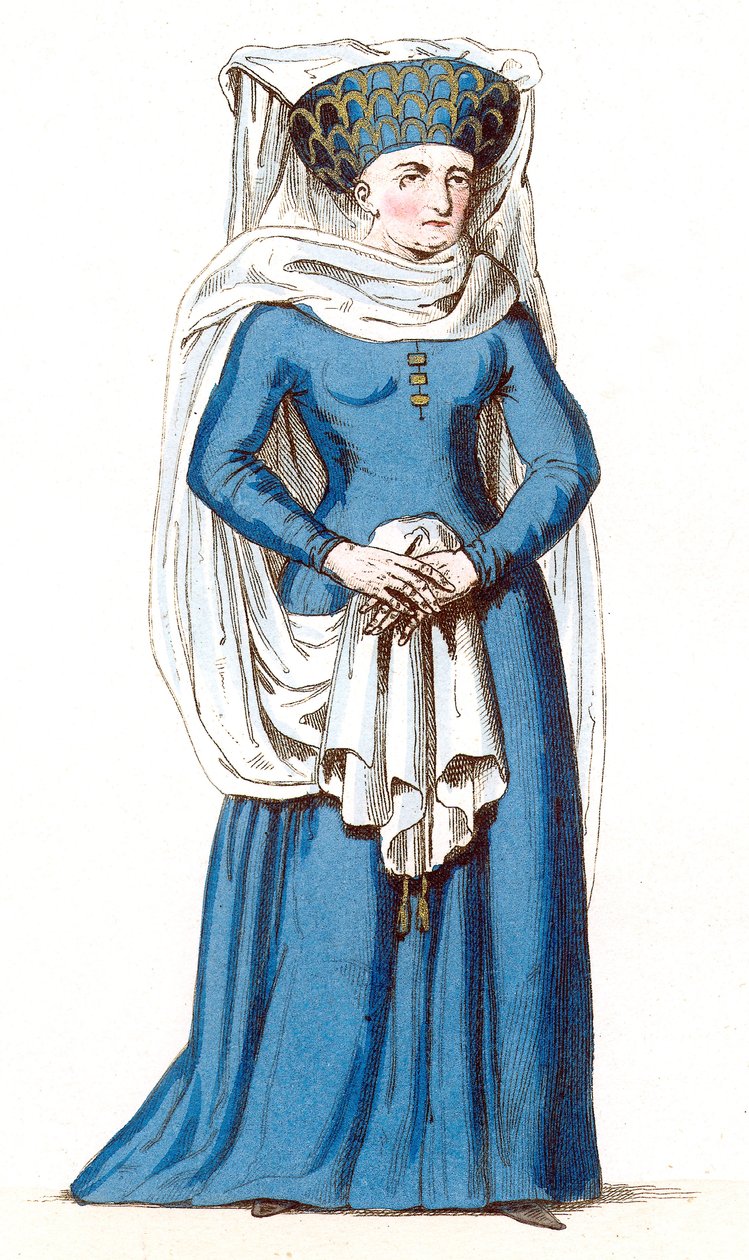 Marguerite de Comminges, Durfort lordu II. Arnaud#39;un karısı by Leopold Massard
