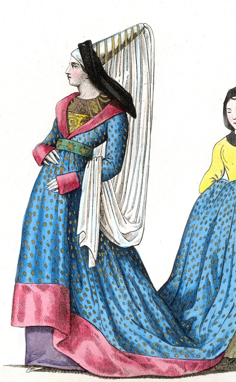 İskoçyalı Marguerite, Kral 1. James#39;in kızı by Leopold Massard