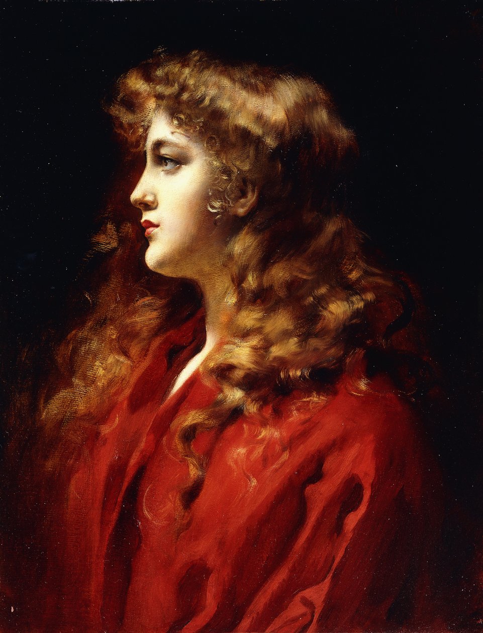 Altın Saçlı Bir Güzellik by Leopold Schmutzler