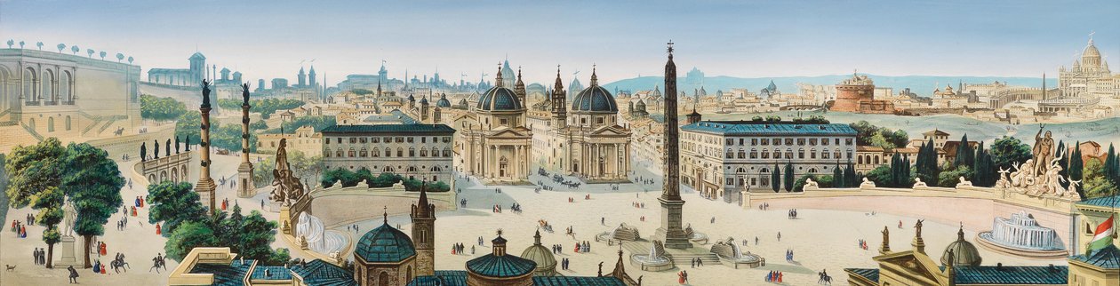 Roma Panoraması by Leopoldo Calvi