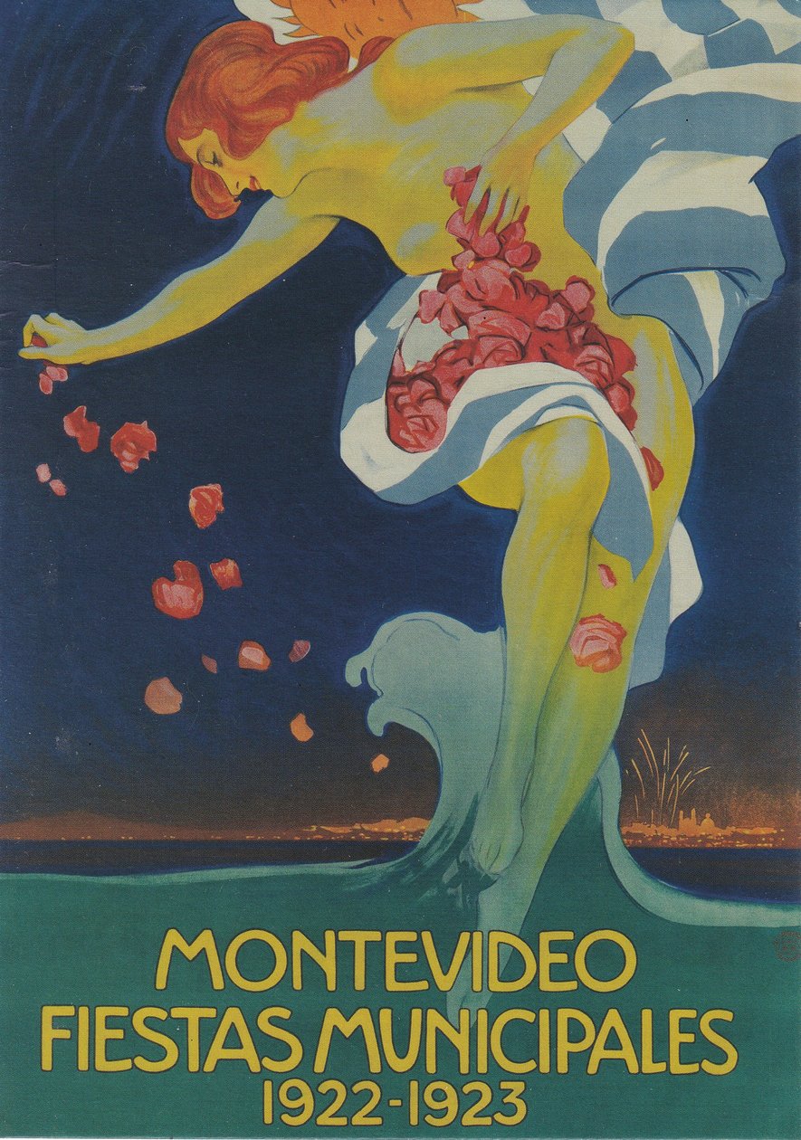 Montevideo Belediye Festivalleri, 1922. by Leopoldo Metlicovitz