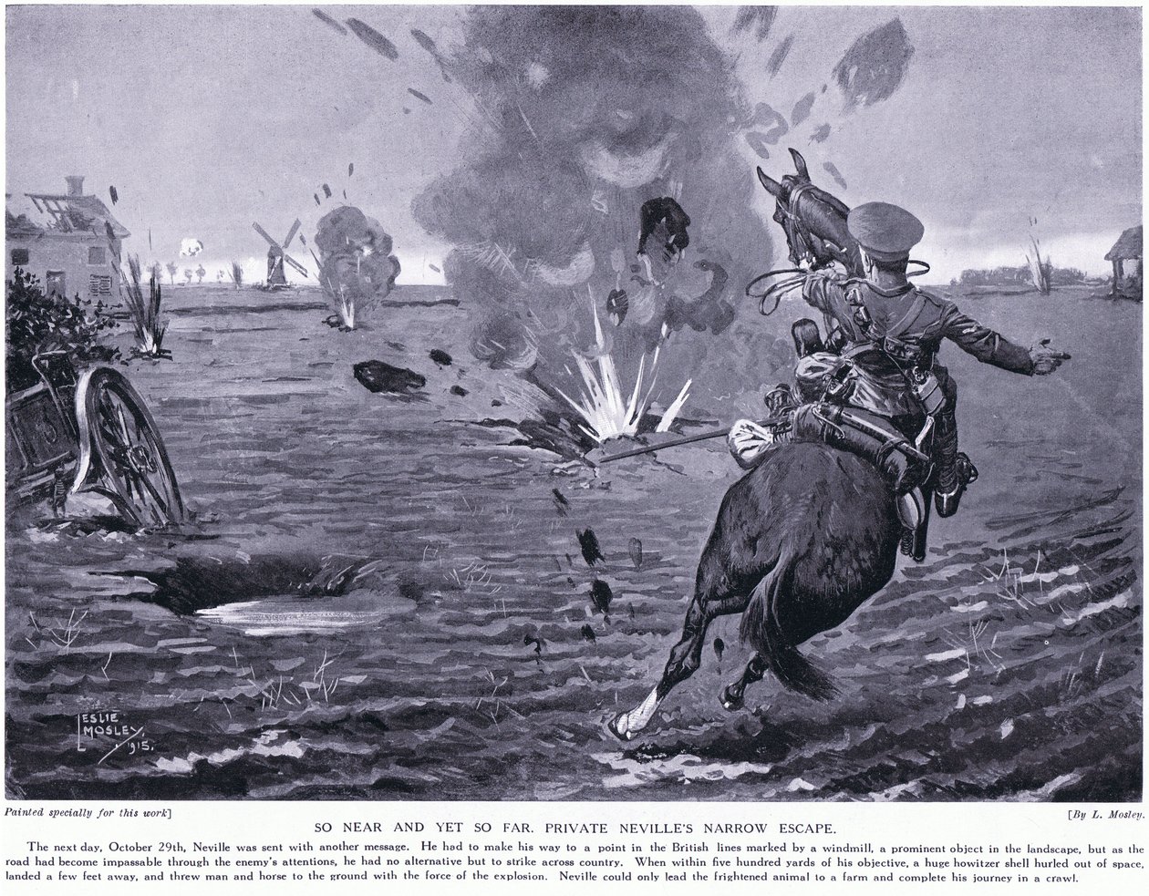 Çok yakın ama çok uzak. Er Nevilles, Ypres Ekim 1914