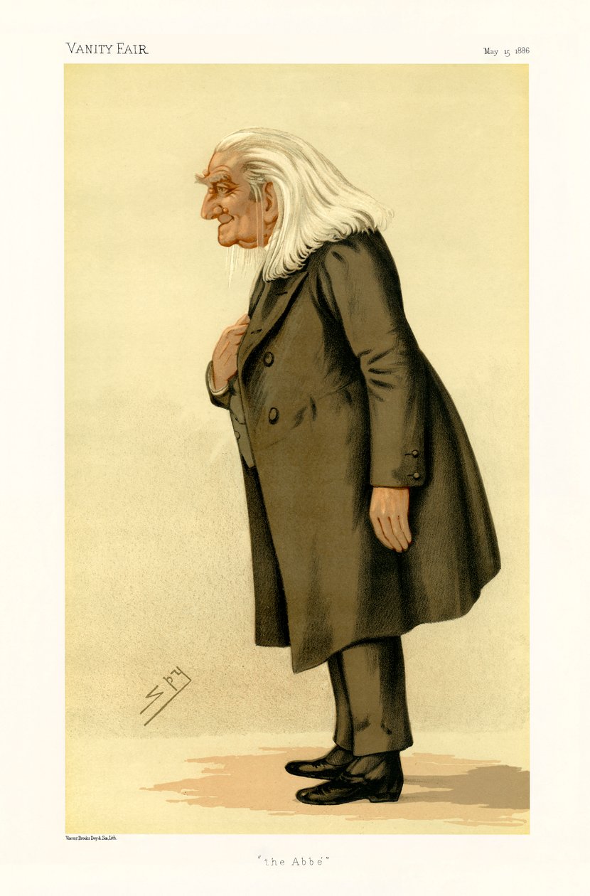 Franz Liszt - ayakta portre by Leslie Matthew (1851 1922) Ward