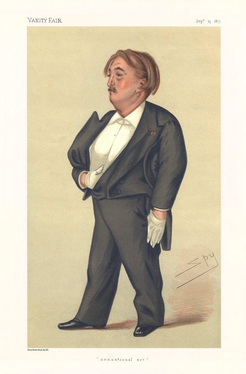 Paul Gustave Doré - portre by Leslie Matthew (1851 1922) Ward