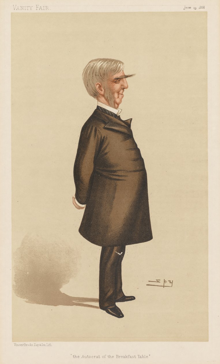Vanity Fair: Kahvaltı Masasının Otokratı, 1886. by Leslie Matthew