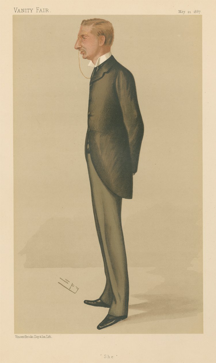 O, Henry Rider Haggard (Vanity Fair serisi) by Leslie Matthew Spy Ward