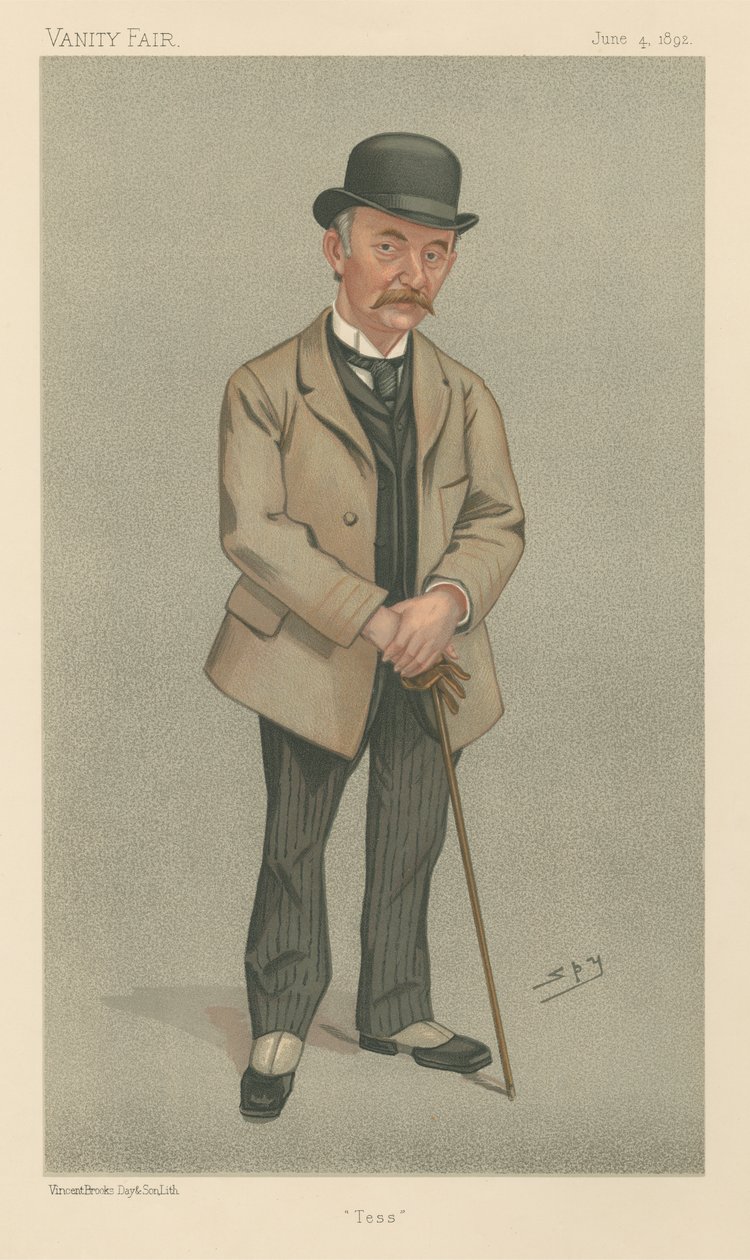 Tess, Thomas Hardy (Vanity Fair serisi) by Leslie Matthew Spy Ward