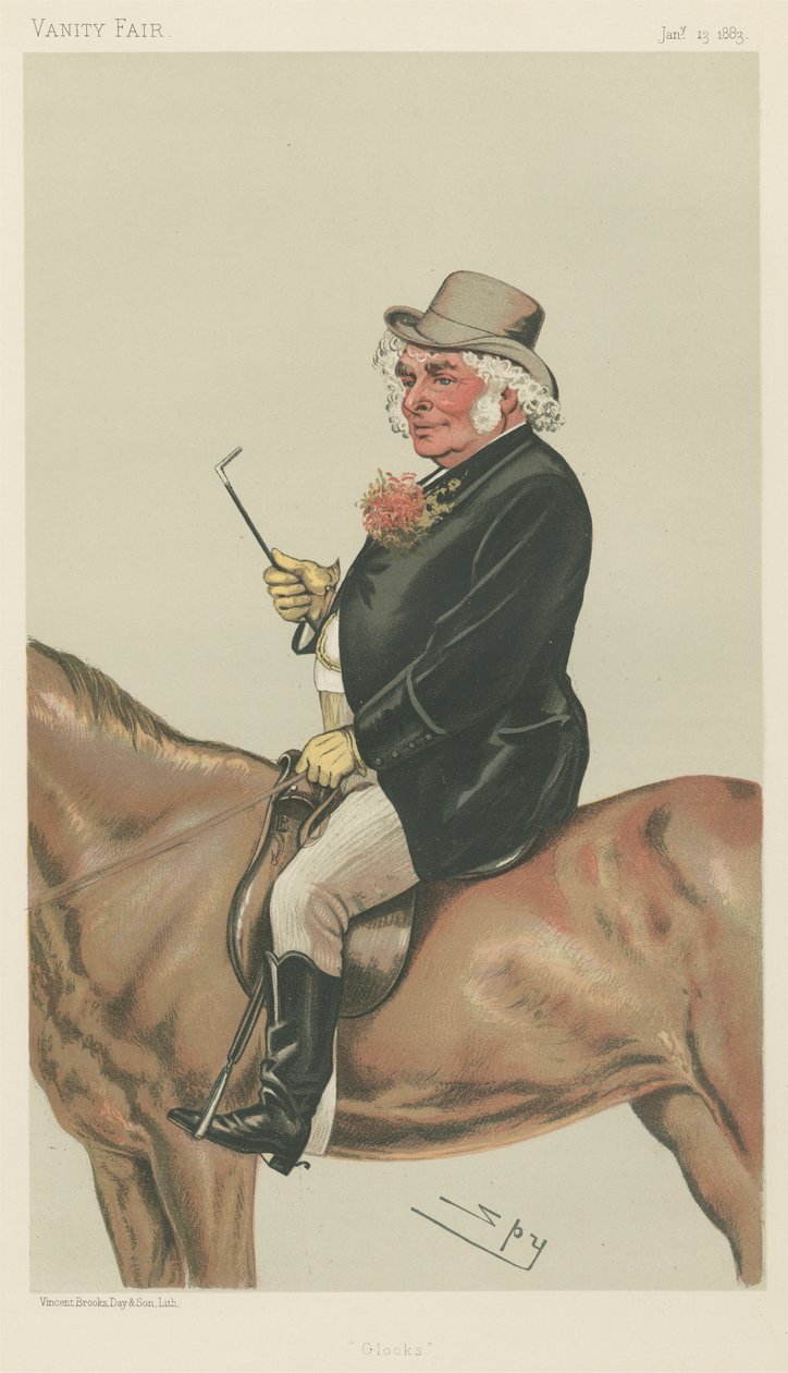 Vanity Fair: Spor, Çeşitli: Spor Binicileri; 'Saatler', Sir John Bennett, 13 Ocak 1883 by Leslie Matthew Spy Ward