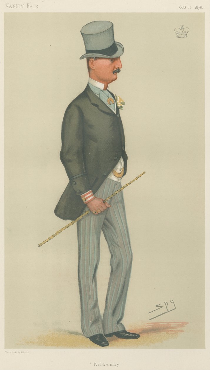Vanity Fair: Turf Adanmışları; 'Kilkenny', Ormonde Markisi, 12 Ekim 1878 by Leslie Matthew Spy Ward