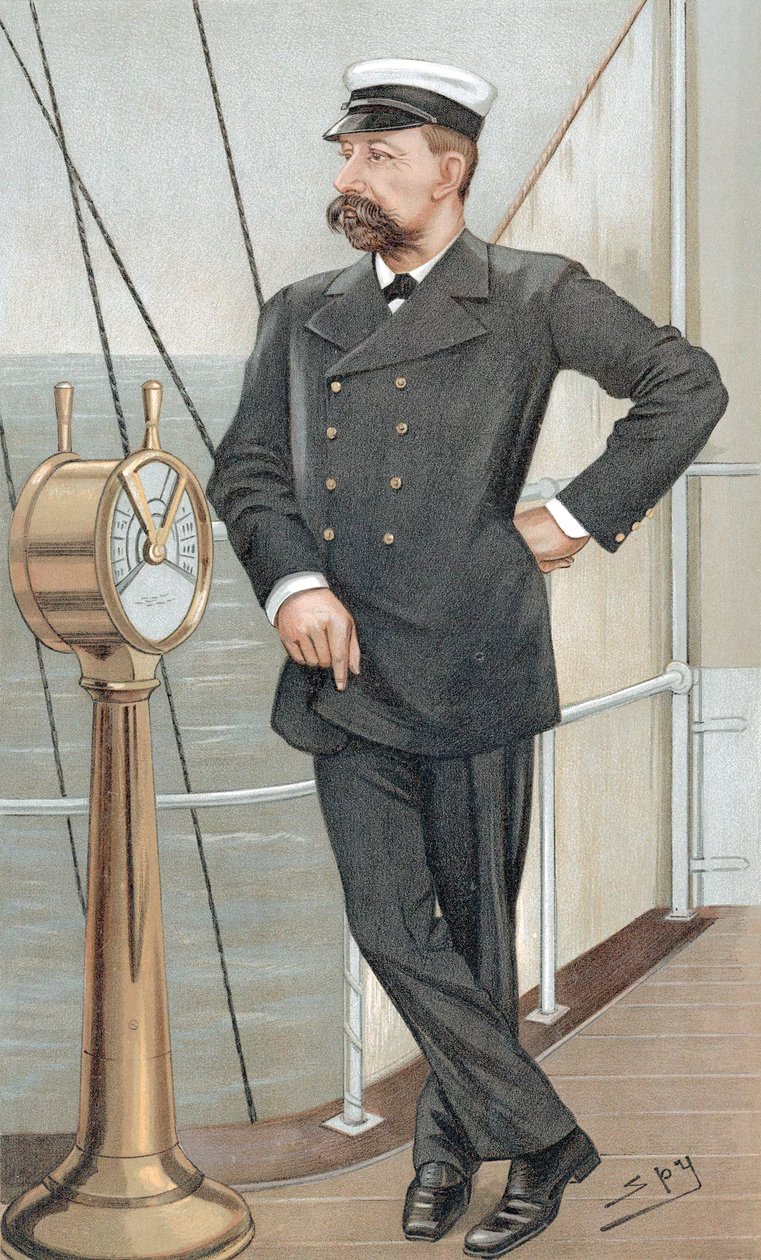 Albert I, Monako Prensi 1848-1922, amatör okyanus bilimci, 1900 by Leslie Matthew Ward