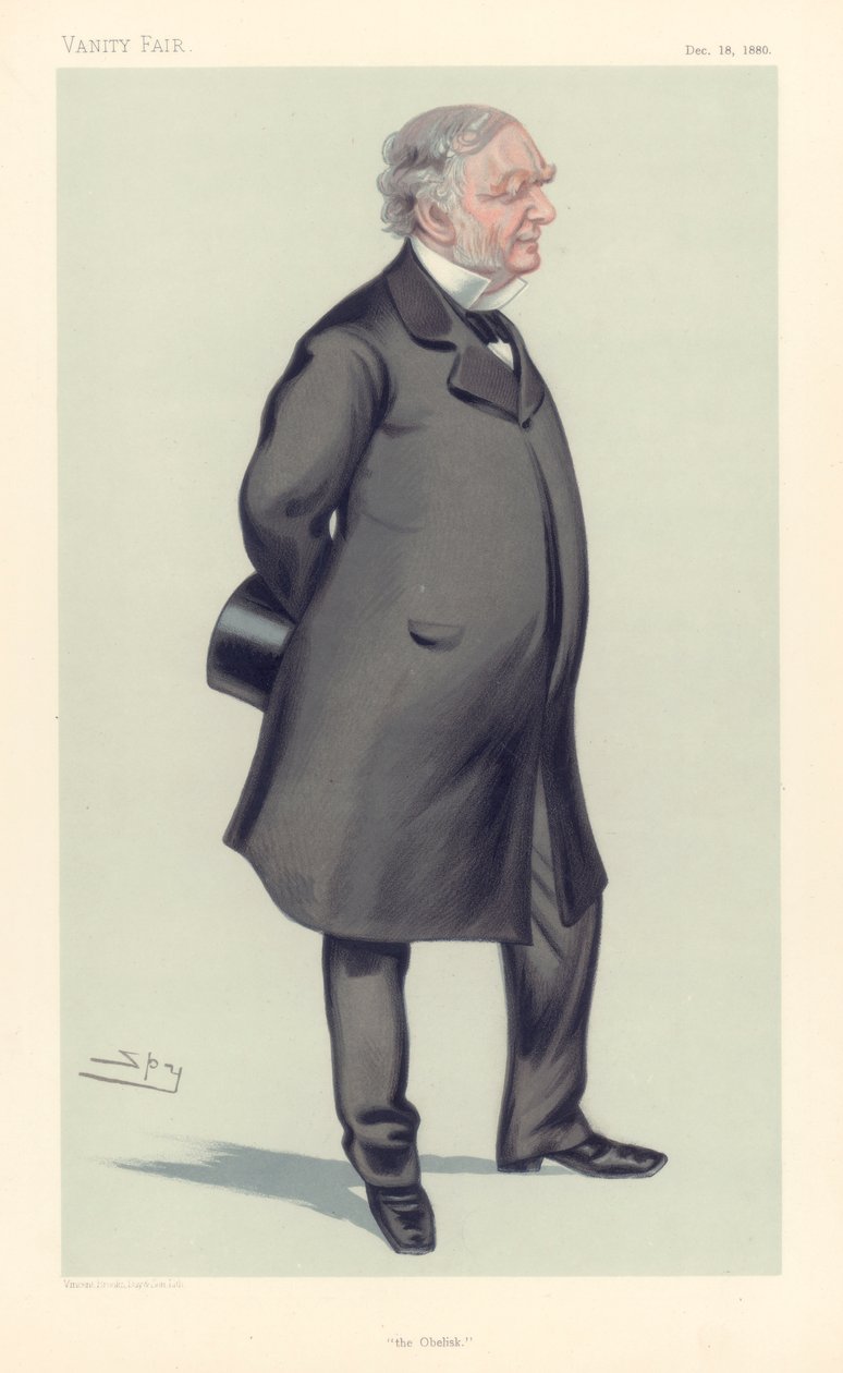 Erasmus Wilson, İngiliz cerrah ve antikacı, 1880 by Leslie Matthew Ward