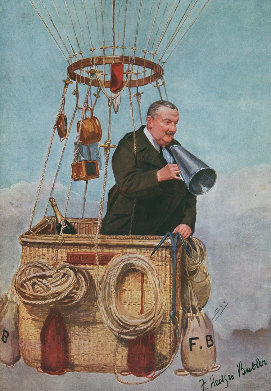 Frank Hedges Butler, illustration from Vanity Fair, 11th December 1907  by Leslie Matthew Ward