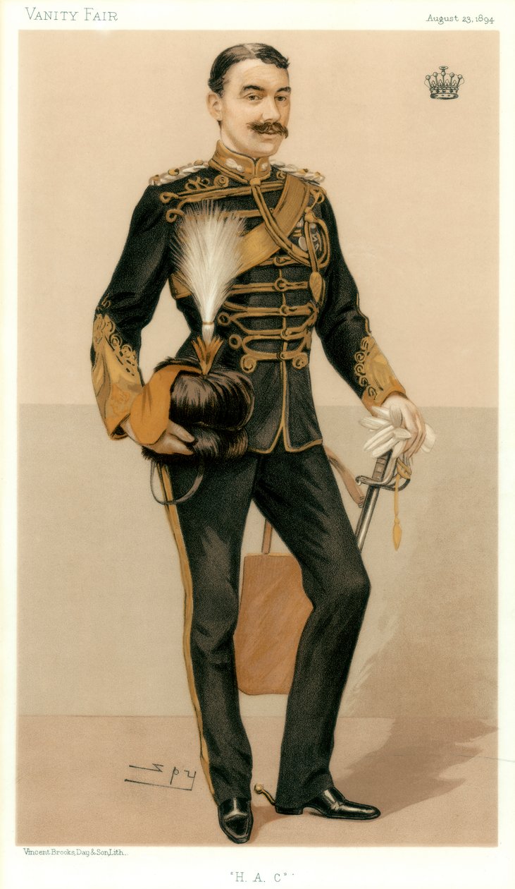 HAC, Denbigh Kontu, 1894. by Leslie Matthew Ward