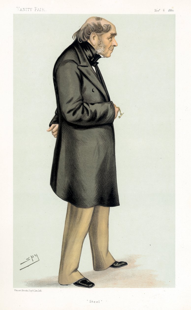 Henry Bessemer, İngiliz mühendis, mucit ve sanayici, 1880 by Leslie Matthew Ward
