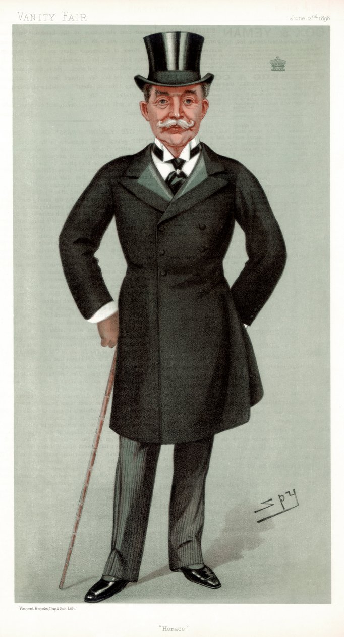 Horace, Lord Farquhar, İngiliz finansçı ve politikacı, 1898. by Leslie Matthew Ward