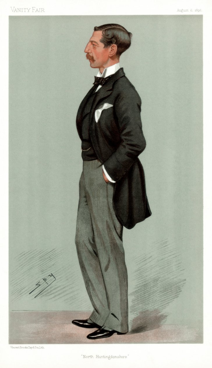 North Huntingdonshire, Ailwyn Fellowes, İngiliz politikacı, 1896. by Leslie Matthew Ward