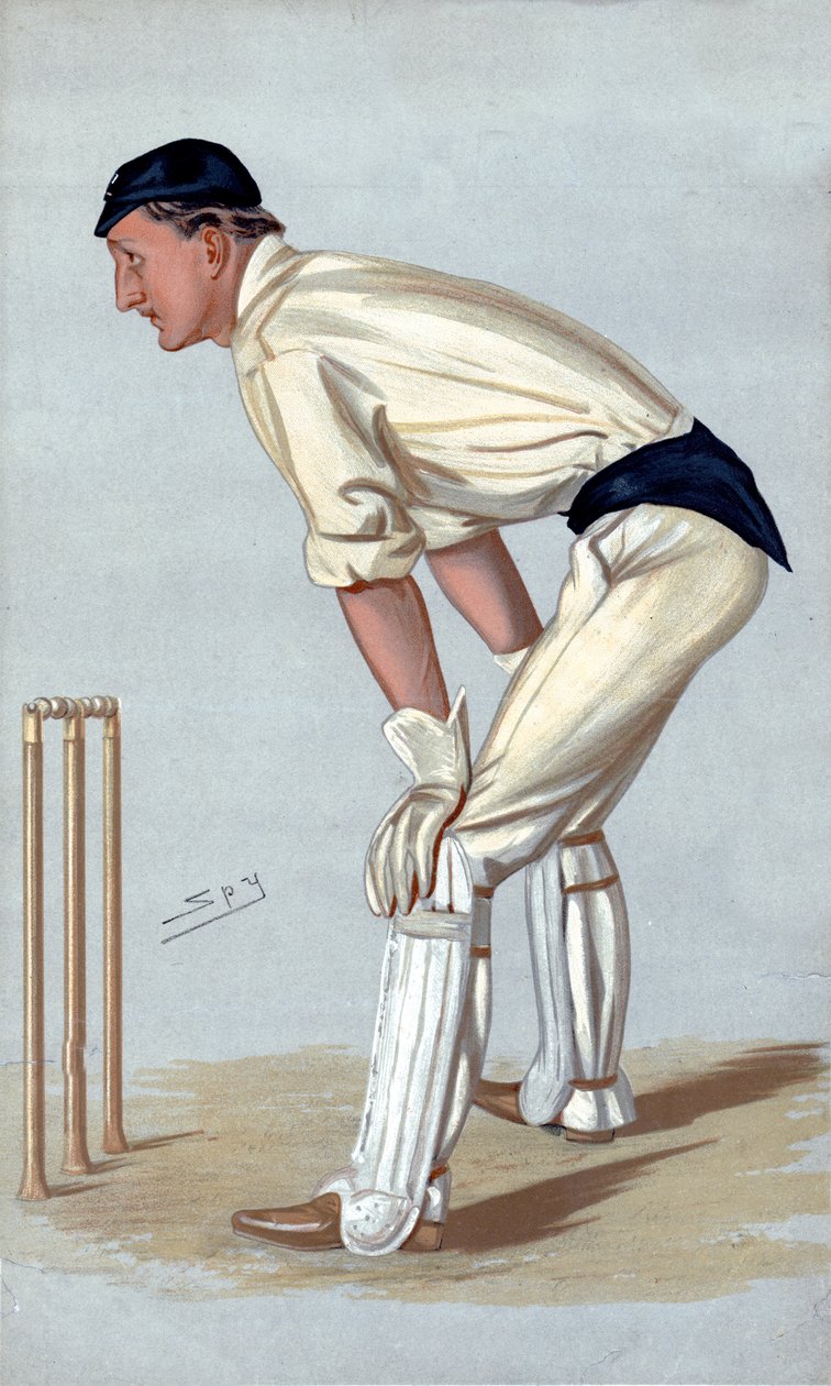 Oxford Kriket, 1889 by Leslie Matthew Ward