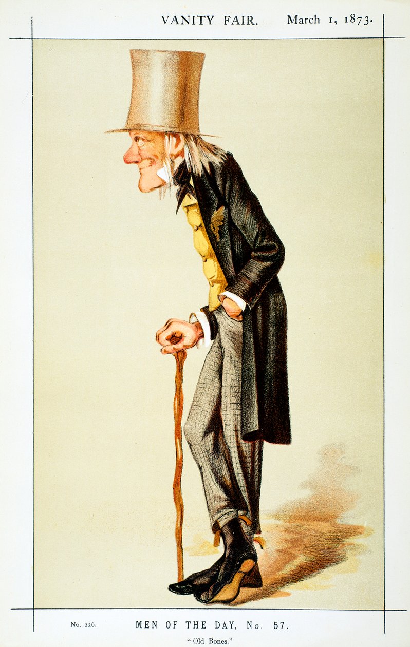 Richard Owen, İngiliz zoolog, 1873 by Leslie Matthew Ward