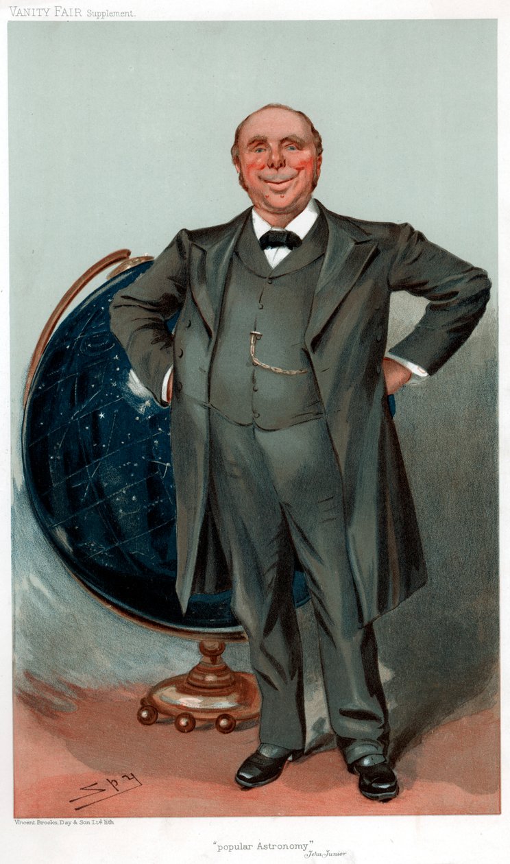 Robert Stawell Ball, İngiliz astronom, matematikçi, öğretim görevlisi ve bilimin popülerleştiricisi, 1905 by Leslie Matthew Ward