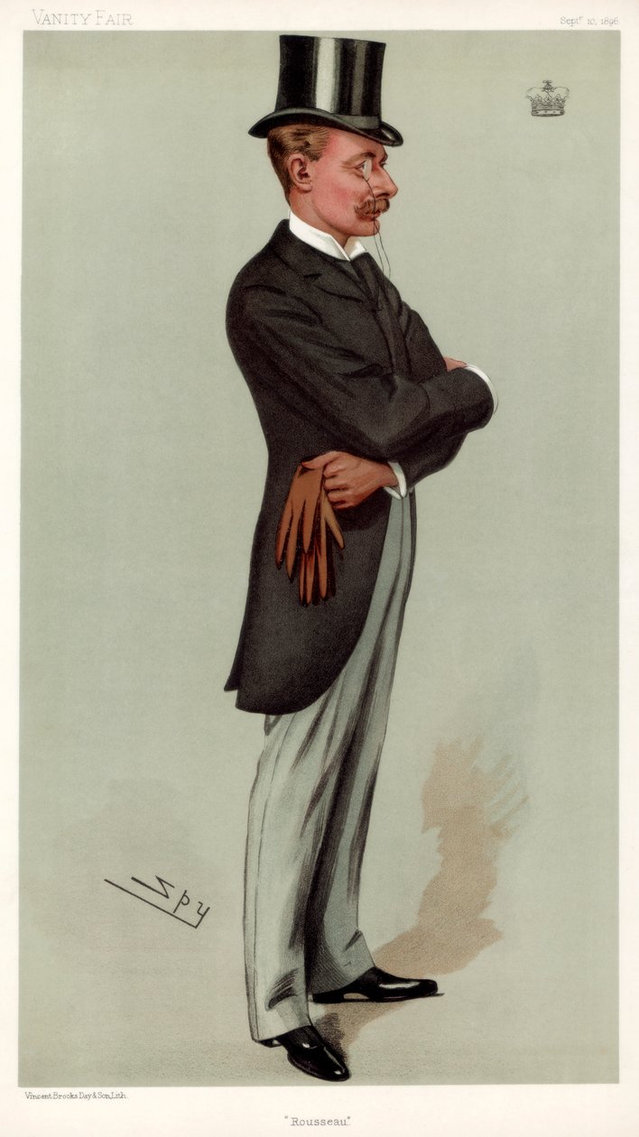 Rousseau, Bedford Dükü, 1896. by Leslie Matthew Ward