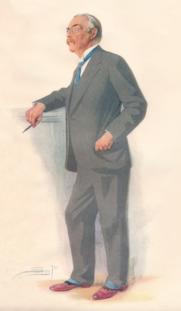 Sir Edmund Gosse, 1927 by Leslie Matthew Ward