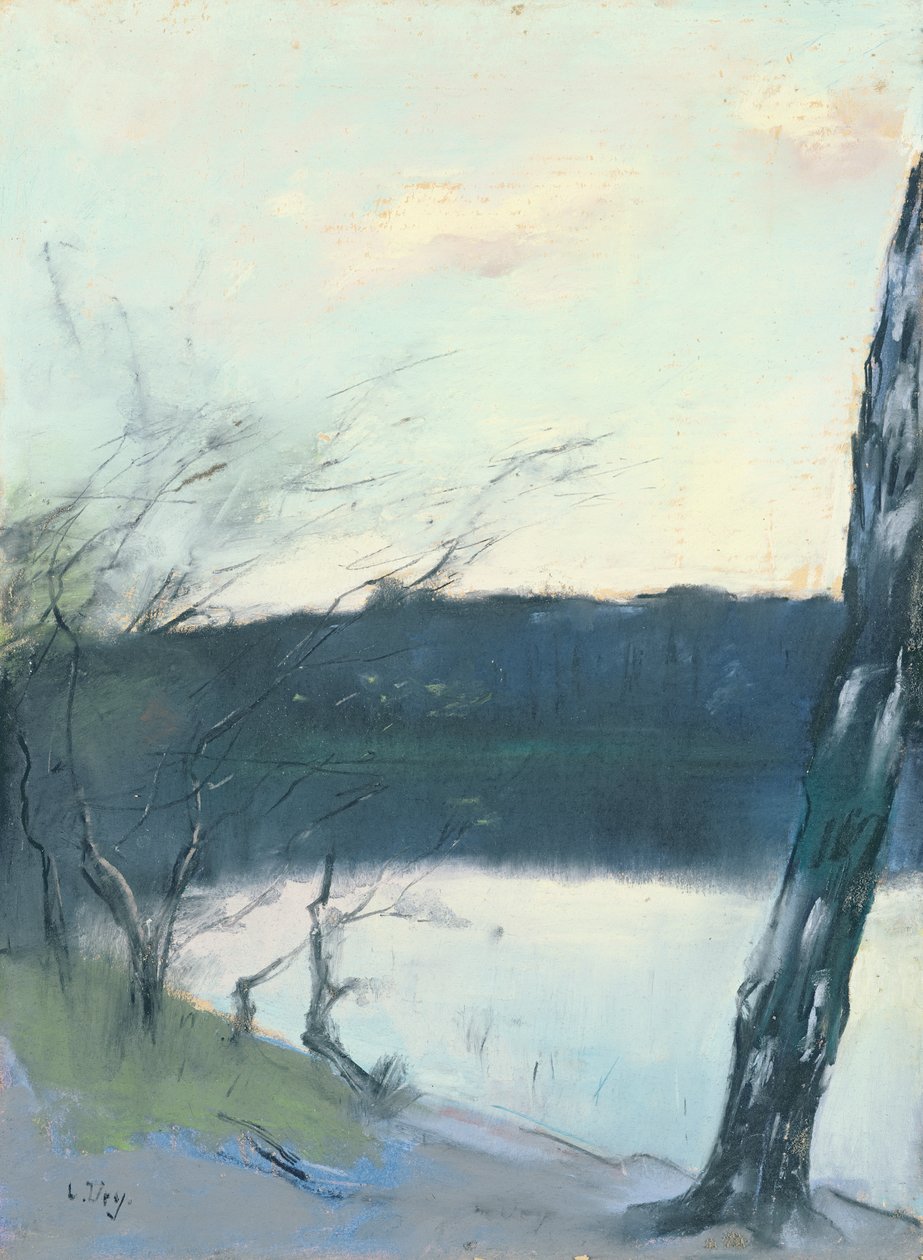 Manzara (tuval üzerine pastel) by Lesser Ury