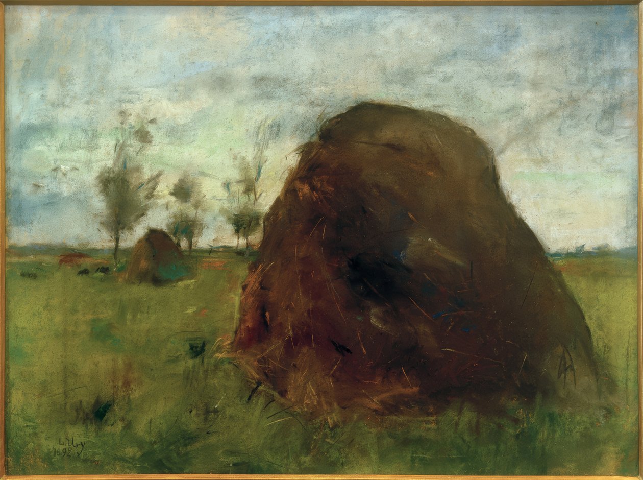Les Meules (Samanlık / Samanlık) by Lesser Ury