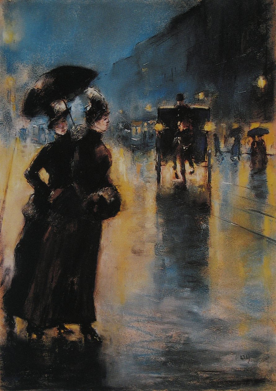 Gece aydınlatması by Lesser Ury