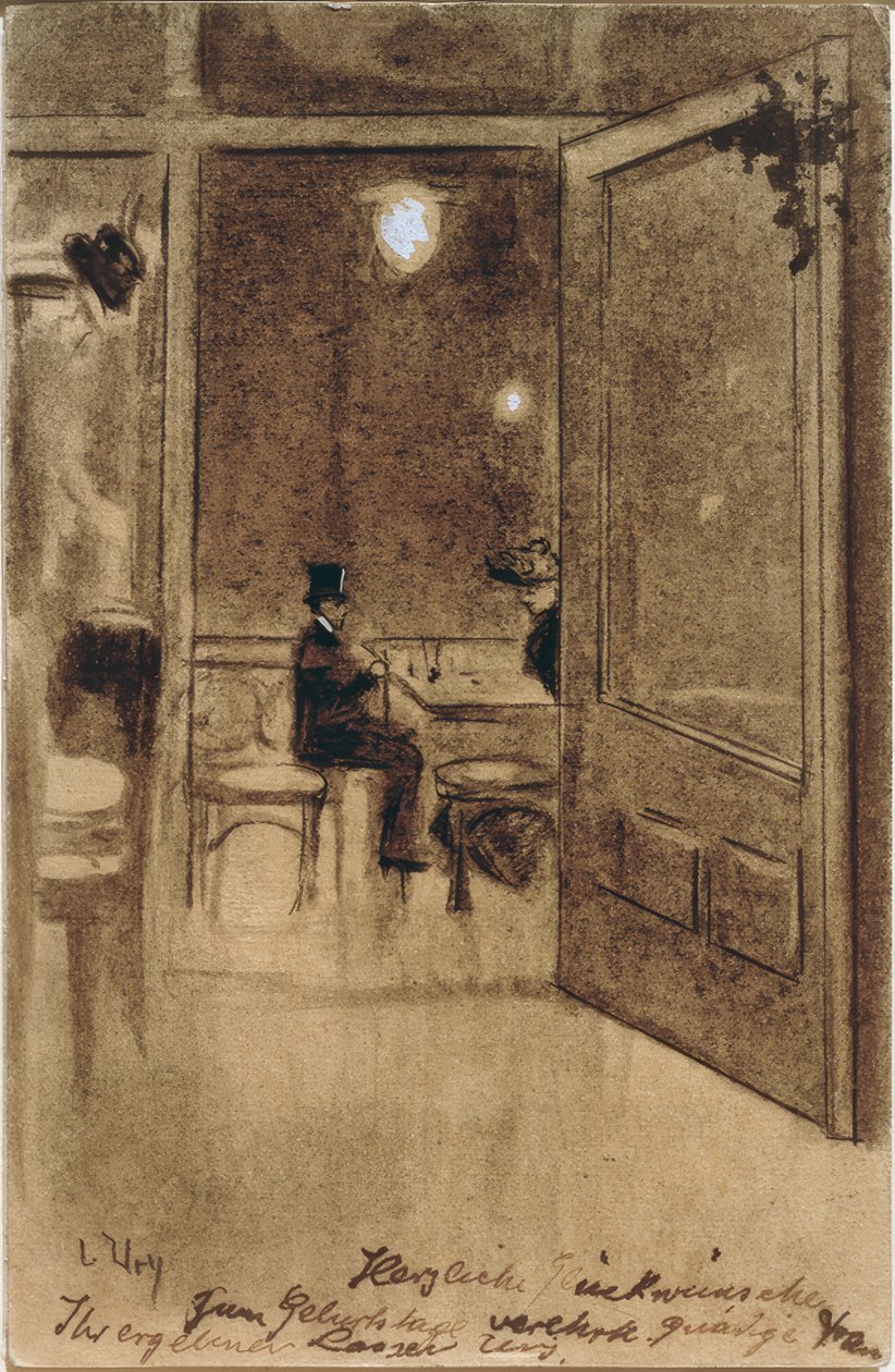 Kafe Bauer odası by Lesser Ury