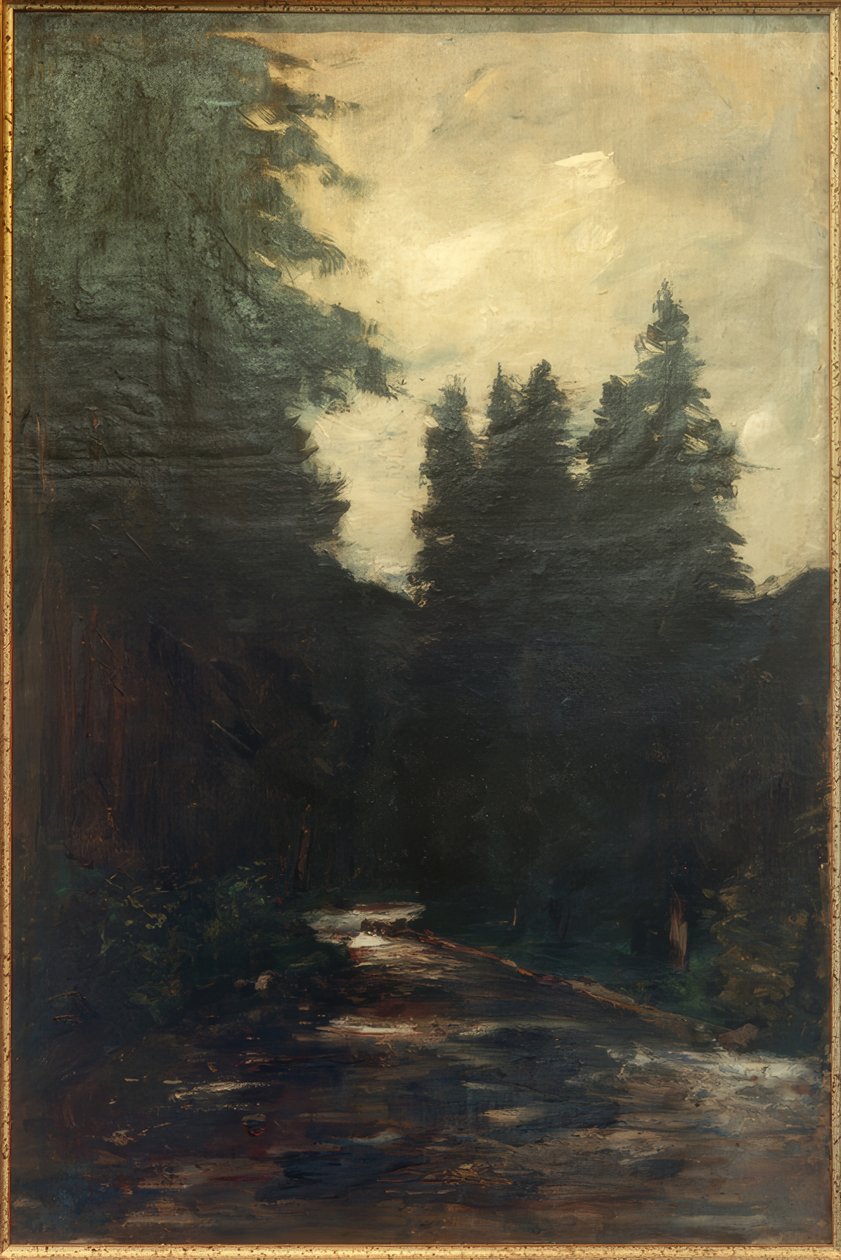 Thüringen manzarası by Lesser Ury