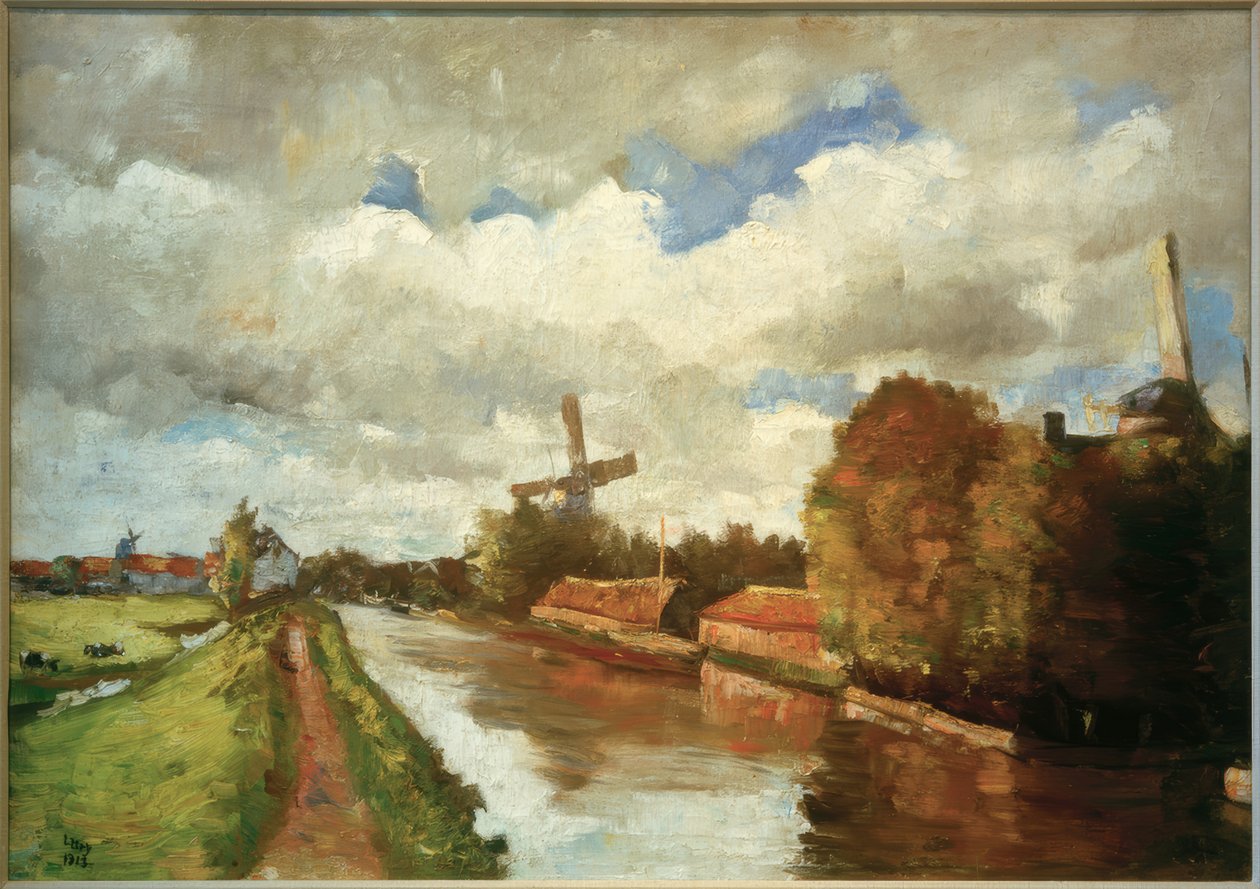 hareketli bulutlar by Lesser Ury