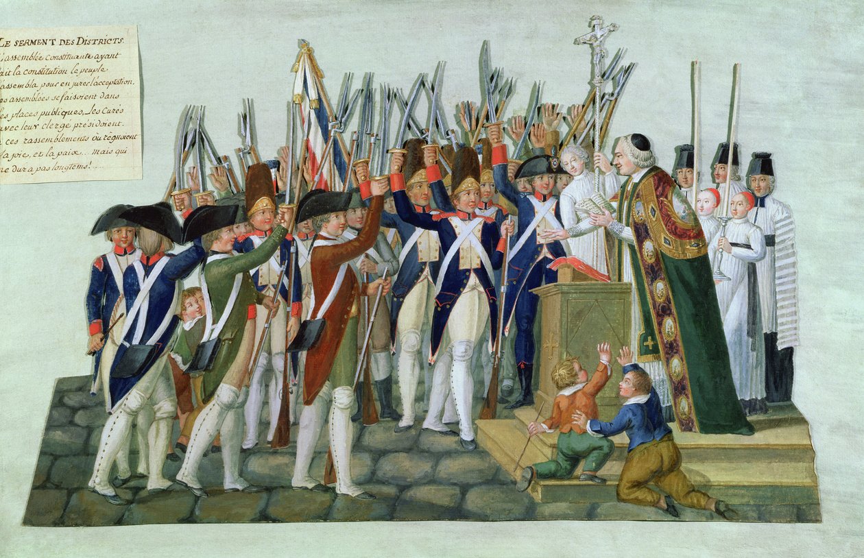 Bölgelerin Yemini, Şubat 1790 by Lesueur Brothers