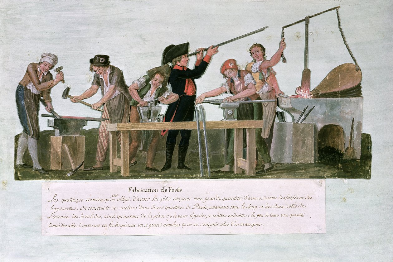 Tüfekçilerin Atölyesi, 1793 by Lesueur Brothers