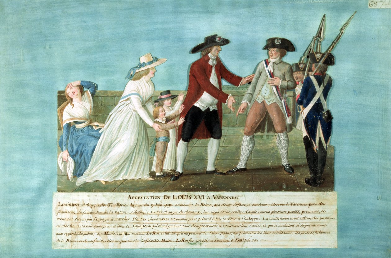 Louis XVI ve ailesinin Varennes