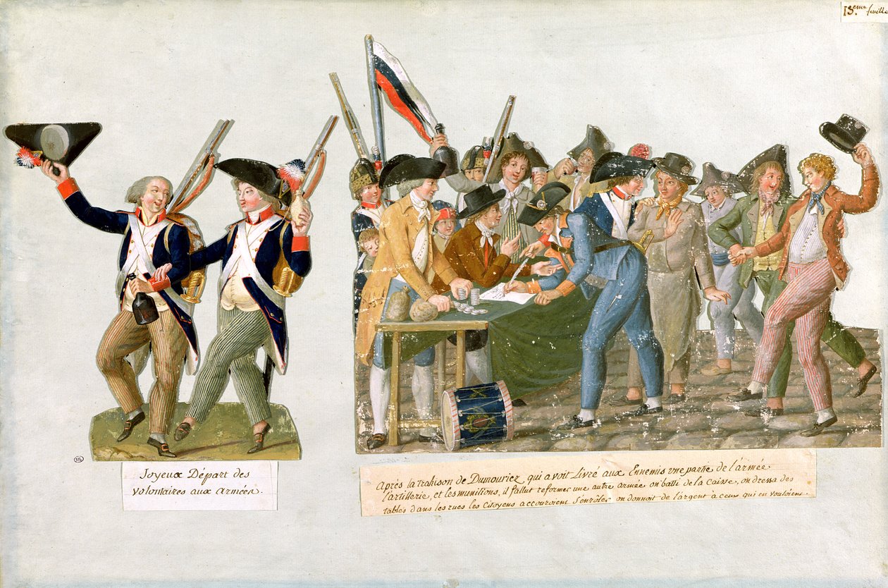 Ordu Gönüllülerinin Mutlu Ayrılışı by Lesueur Brothers
