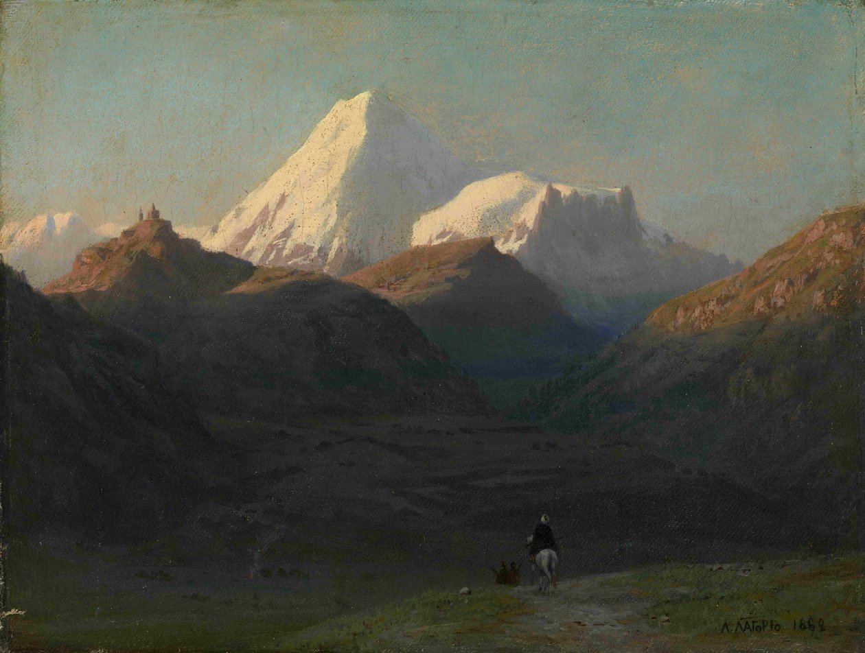 Dağ Manzarası, 1868 by Lev Felixovich Lagorio