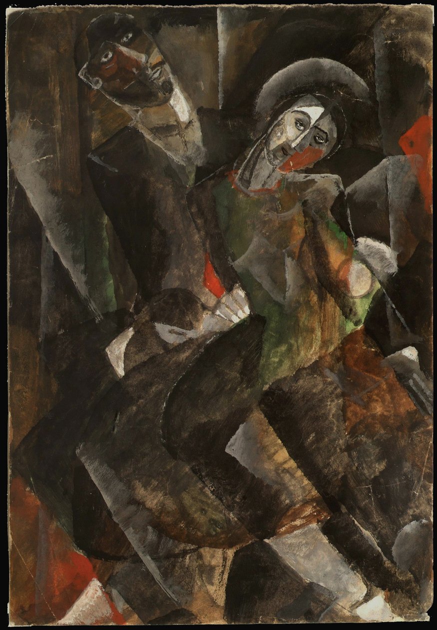 Diz çökmüş, 1920