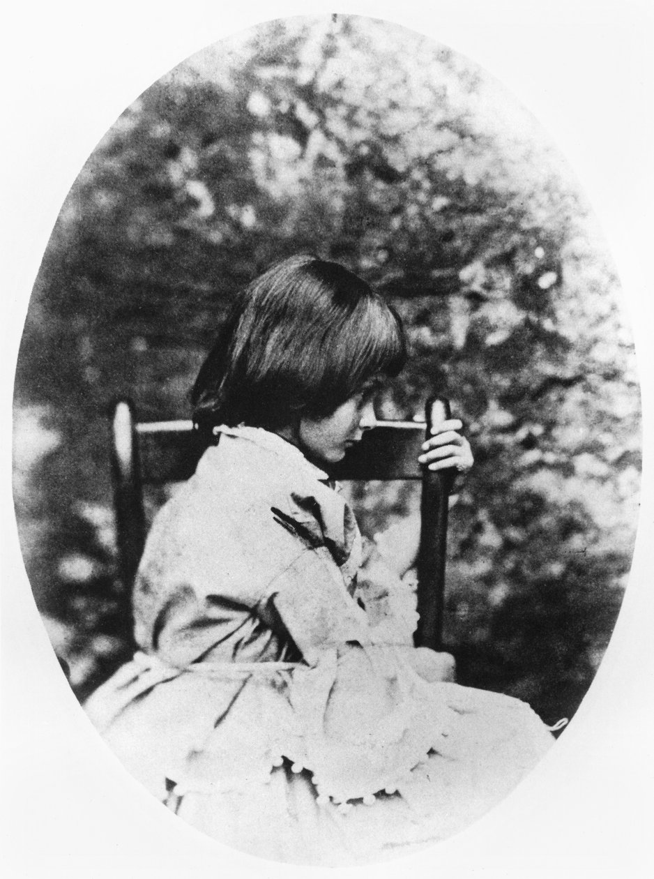 Alice Zevk Liddell (1852-1934) 1858 by Lewis Carroll