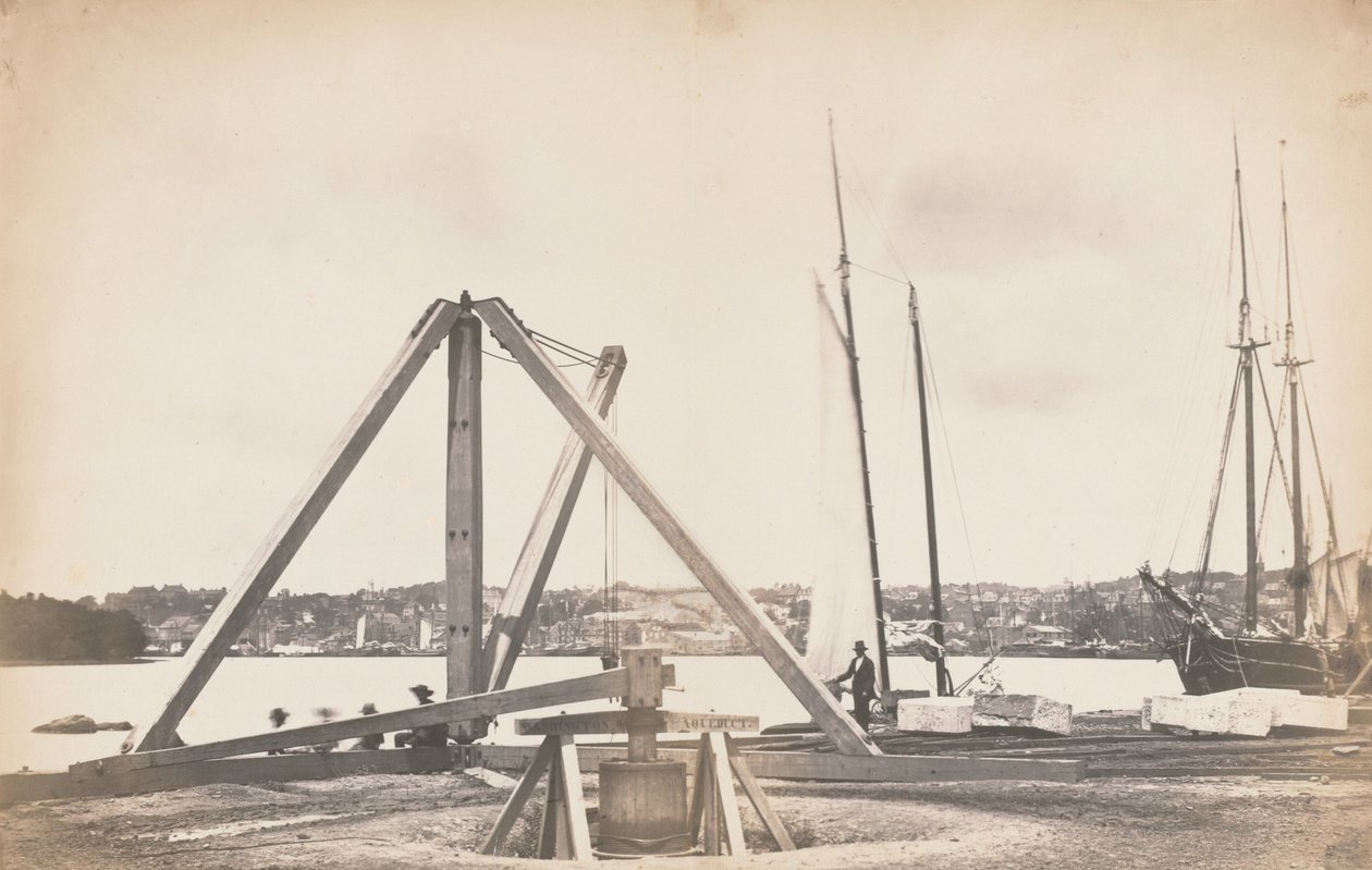 Washington Su Kemeri İnşaatı by Lewis Emory Walker