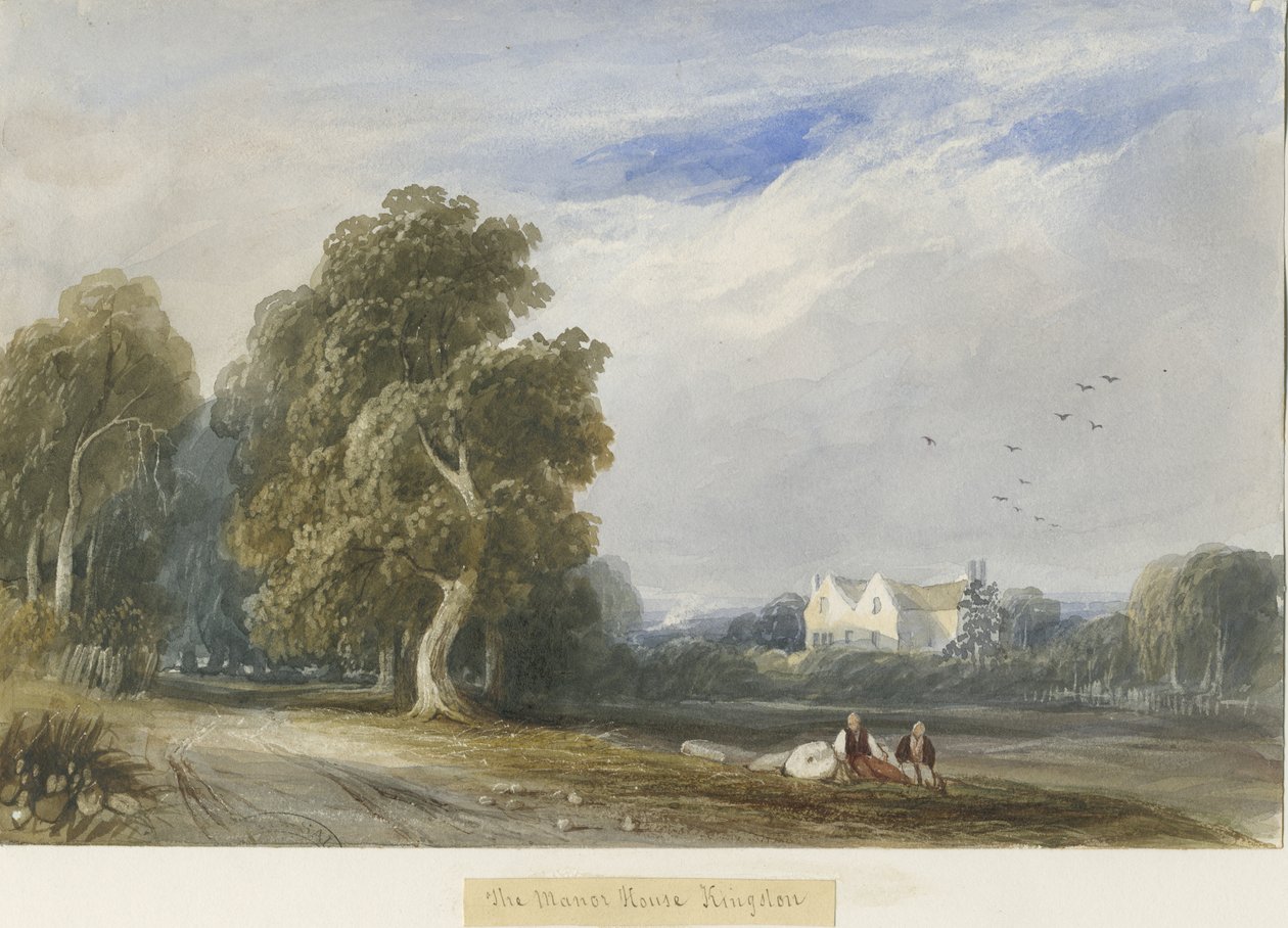 Kingstone - Malikane: suluboya resim ve [c 1830-1840] by Lewis John Wood