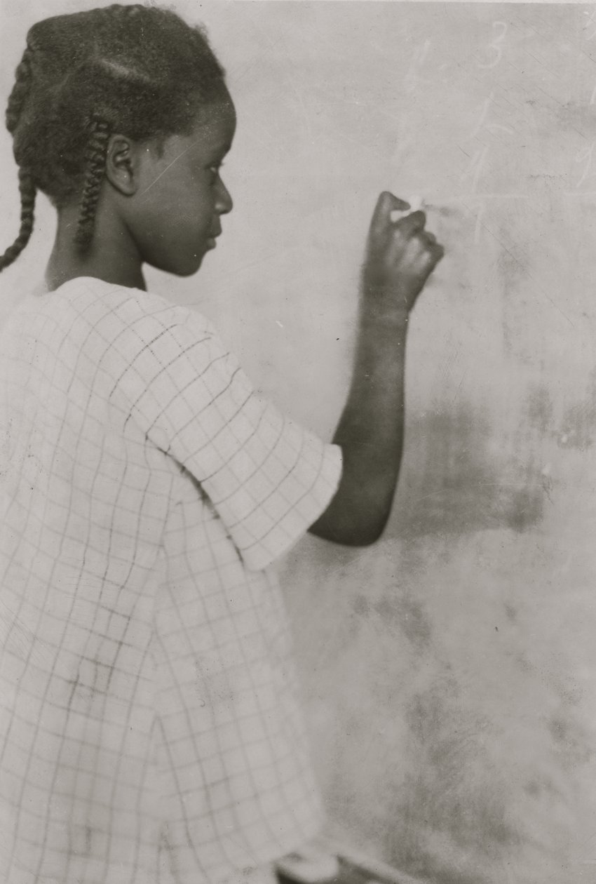 Pleasant Green Okulunda Bir Öğrenci - Pocahontas County, Batı Virjinya 1921 by Lewis Wickes Hine