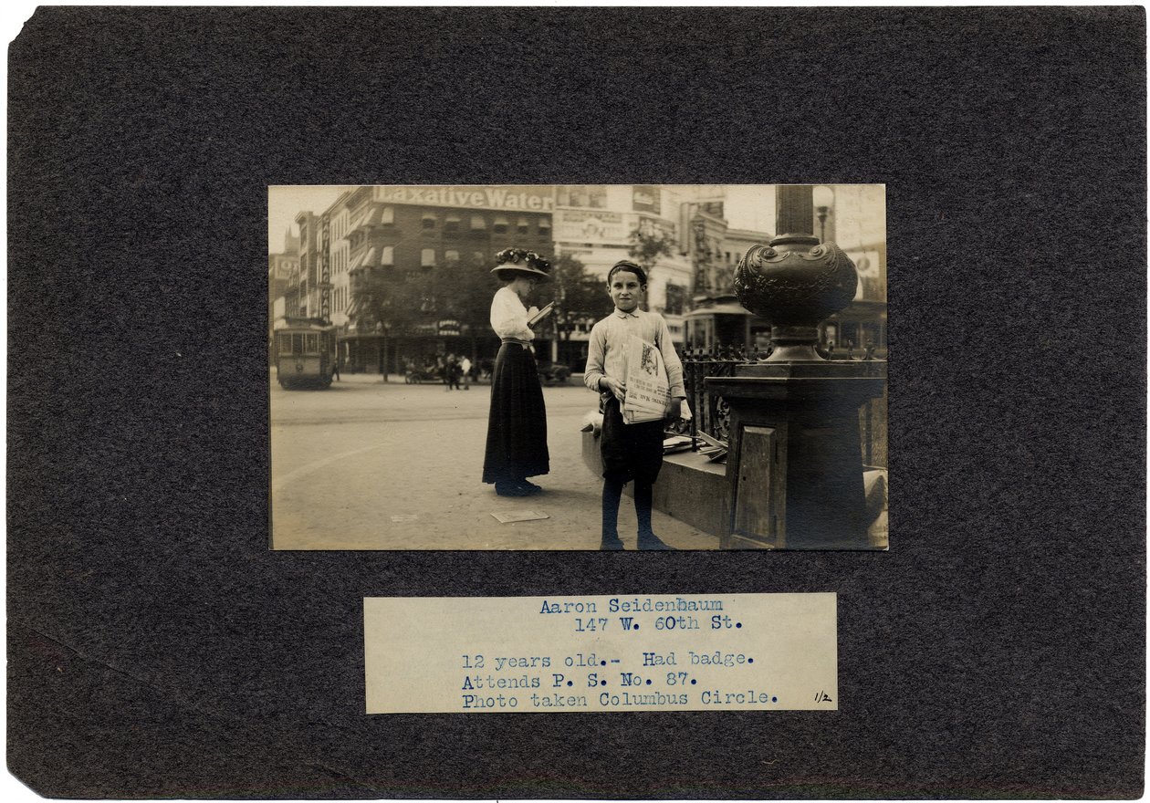 Aaron Seidenbaum, 147 Batı 60. Cadde, New York by Lewis Wickes Hine