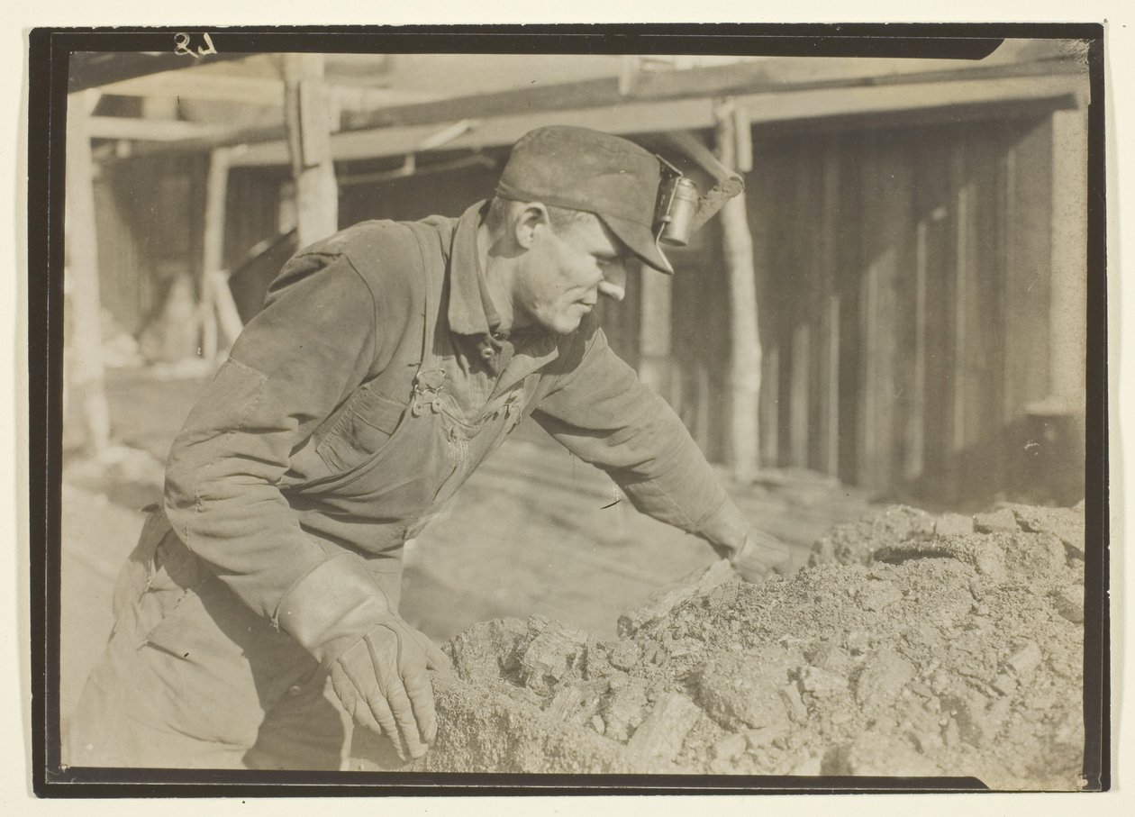 Kömür Treninde Brakeman, Pennsylvania by Lewis Wickes Hine